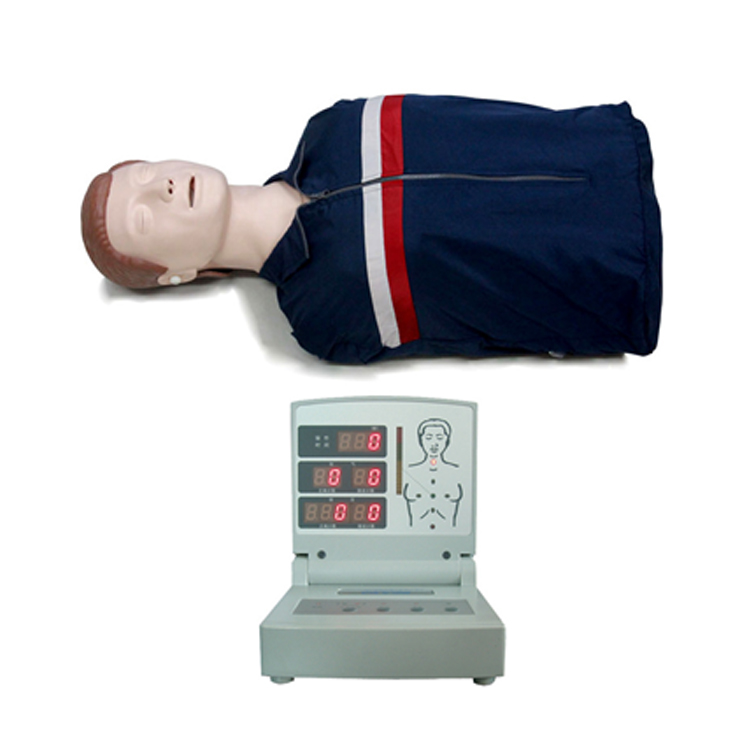  半身電腦心肺復蘇模擬人（語音提示、數字計數顯示） BIX-CPR230