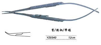 金鐘顯微眼用持針鉗 圓柄